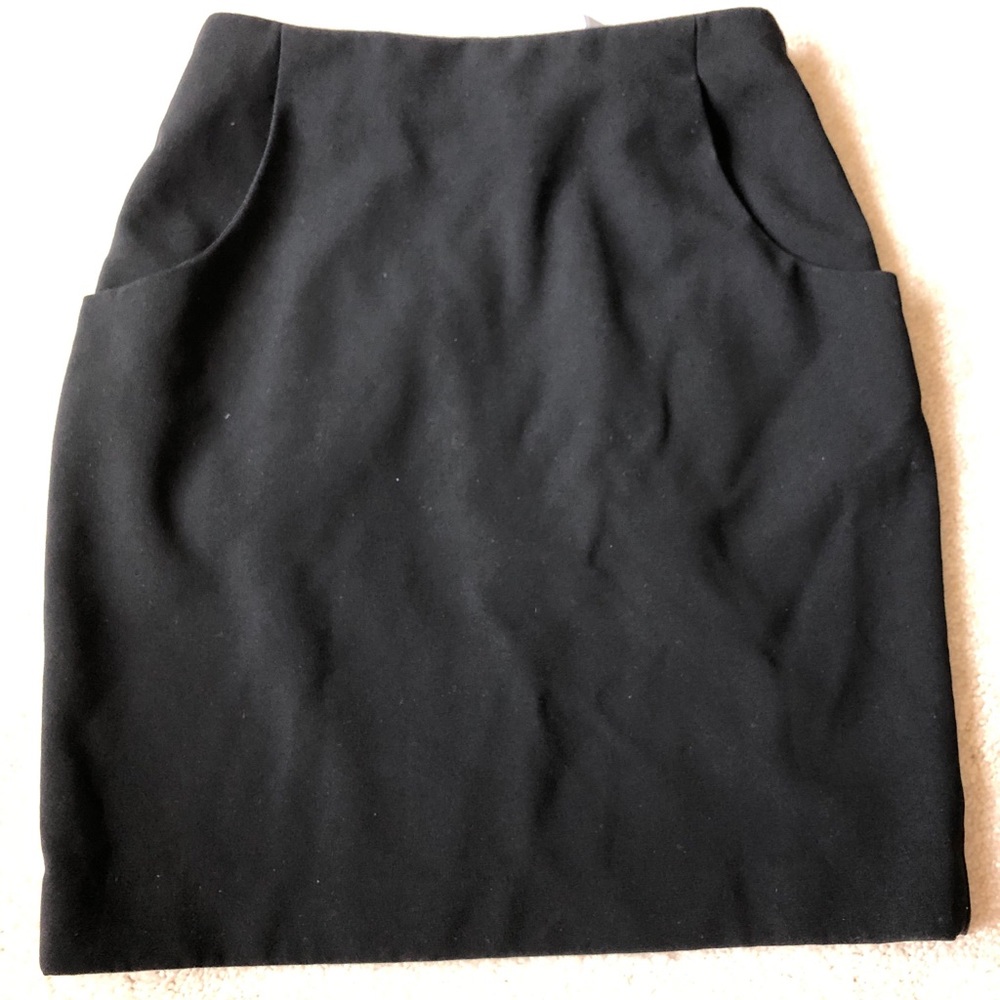 Business skirt black with pockets